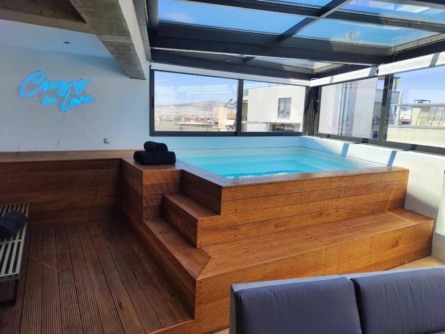 Gazi Pool House Atenas Exterior foto